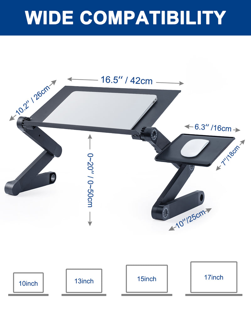 Adjustable Height Laptop Desk