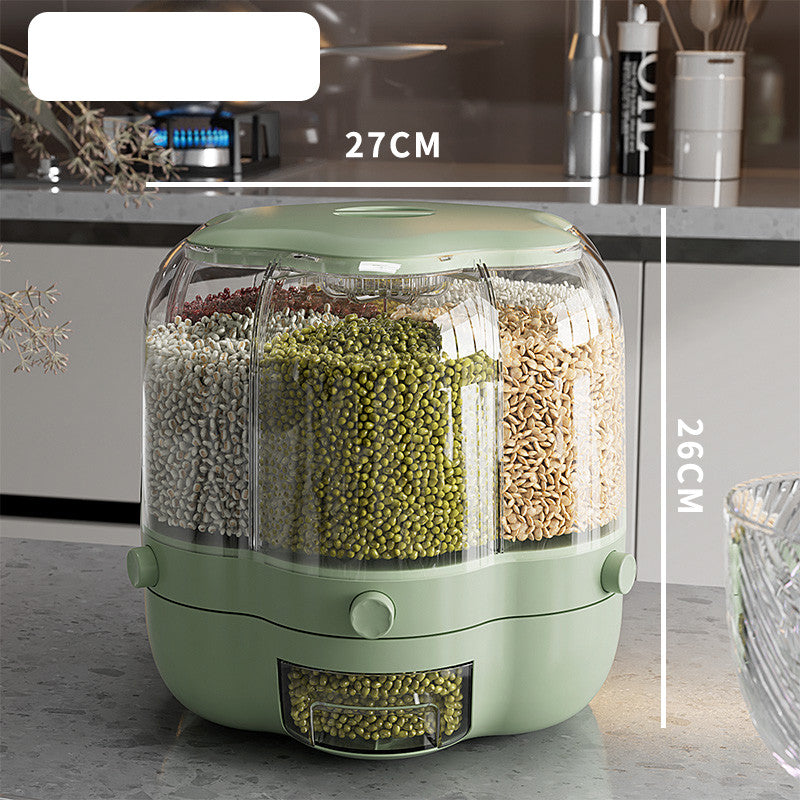 Large Food Storage Container 360 Rotating