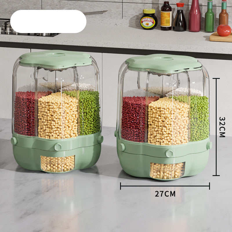 Large Food Storage Container 360 Rotating