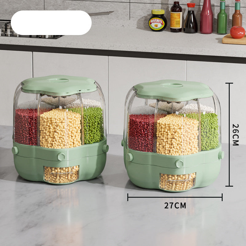 Large Food Storage Container 360 Rotating