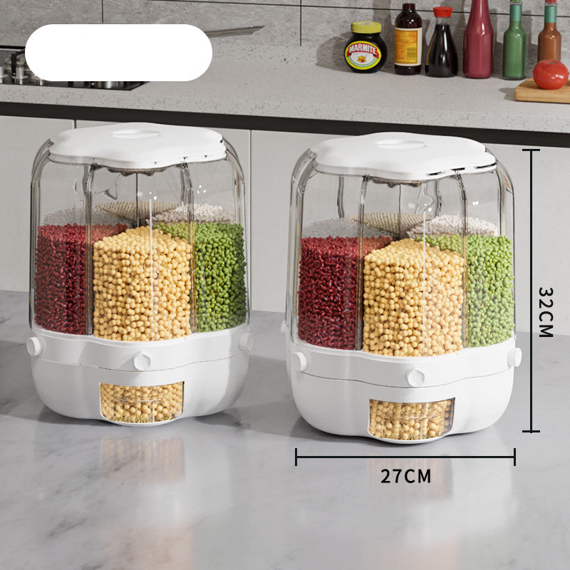 Large Food Storage Container 360 Rotating