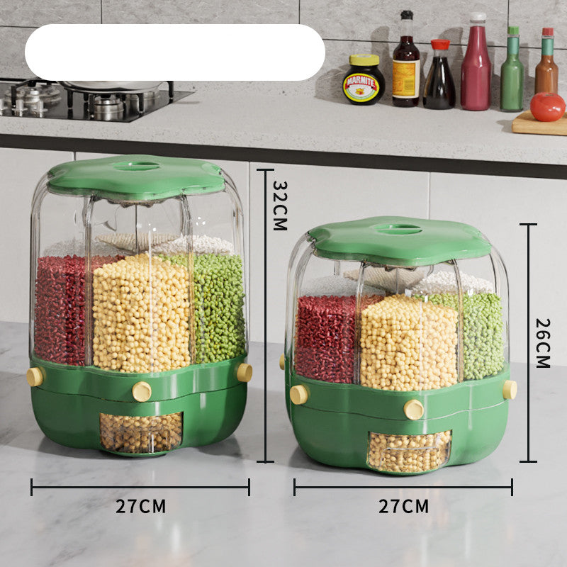 Large Food Storage Container 360 Rotating