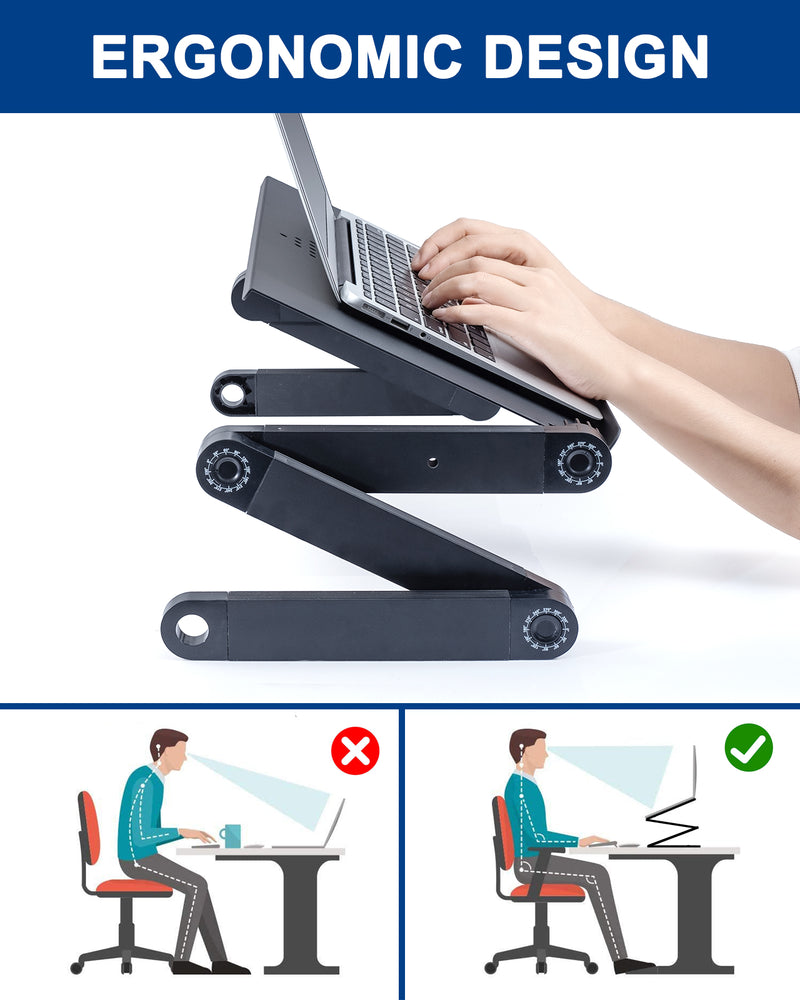 Adjustable Height Laptop Desk