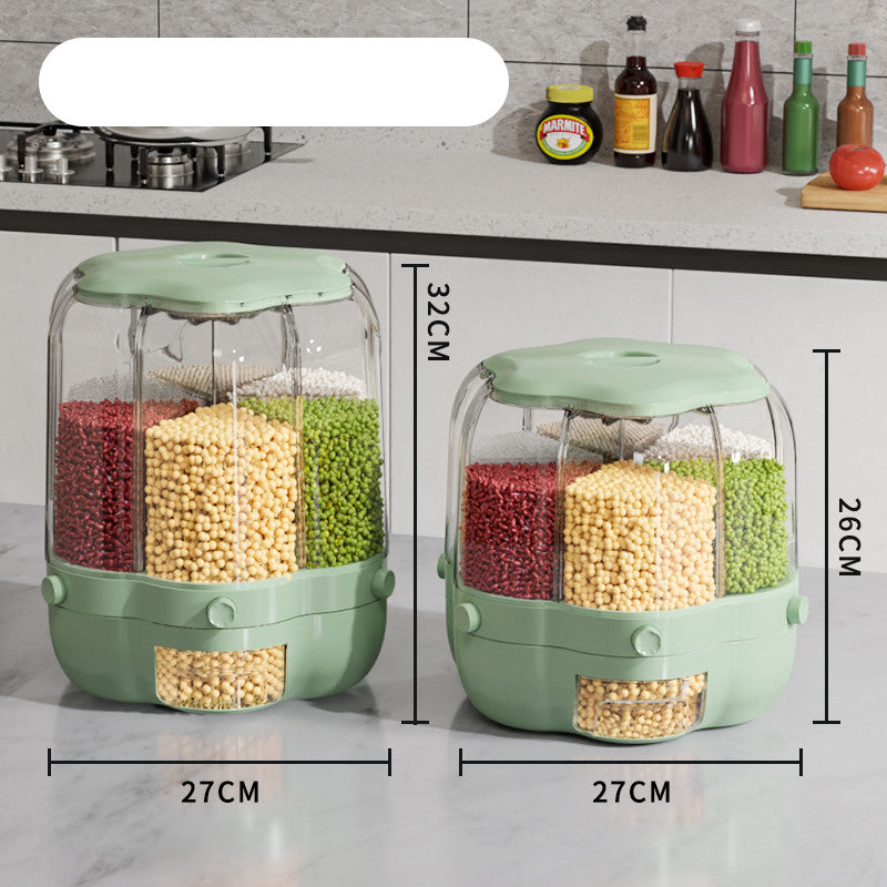 Large Food Storage Container 360 Rotating